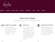 Tablet Screenshot of estrada-azcona.com